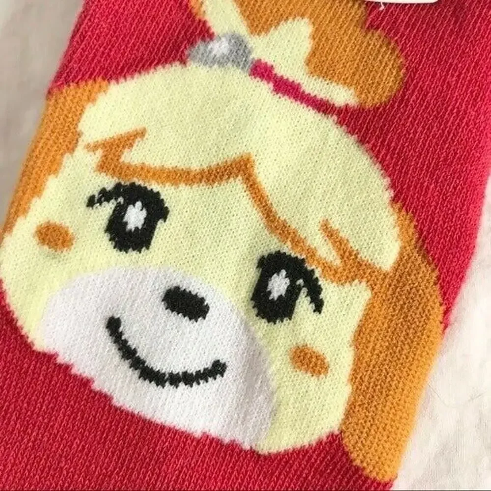 3/$20 Animal Crossing NWT Women's 9-11 Isabelle No Show Socks 5-10 Shoe Nintendo